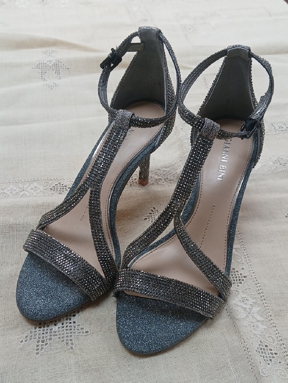Gianni Bini Graphite Linadora Formal Sandals
